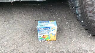 Crushing Crunchy & Soft Things by Car! EXPERIMENT: MCDONALDS DRINKS VS CAR 2
