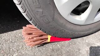 Crushing Crunchy & Soft Things by Car! EXPERIMENT CAR vs McDonald’s Chocolate French Fries