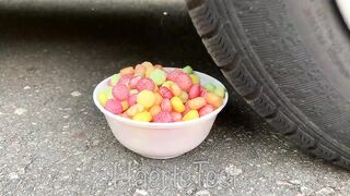 Crushing Crunchy & Soft Things by Car! EXPERIMENT CAR vs COCA COLA, FANTA, SPRITE