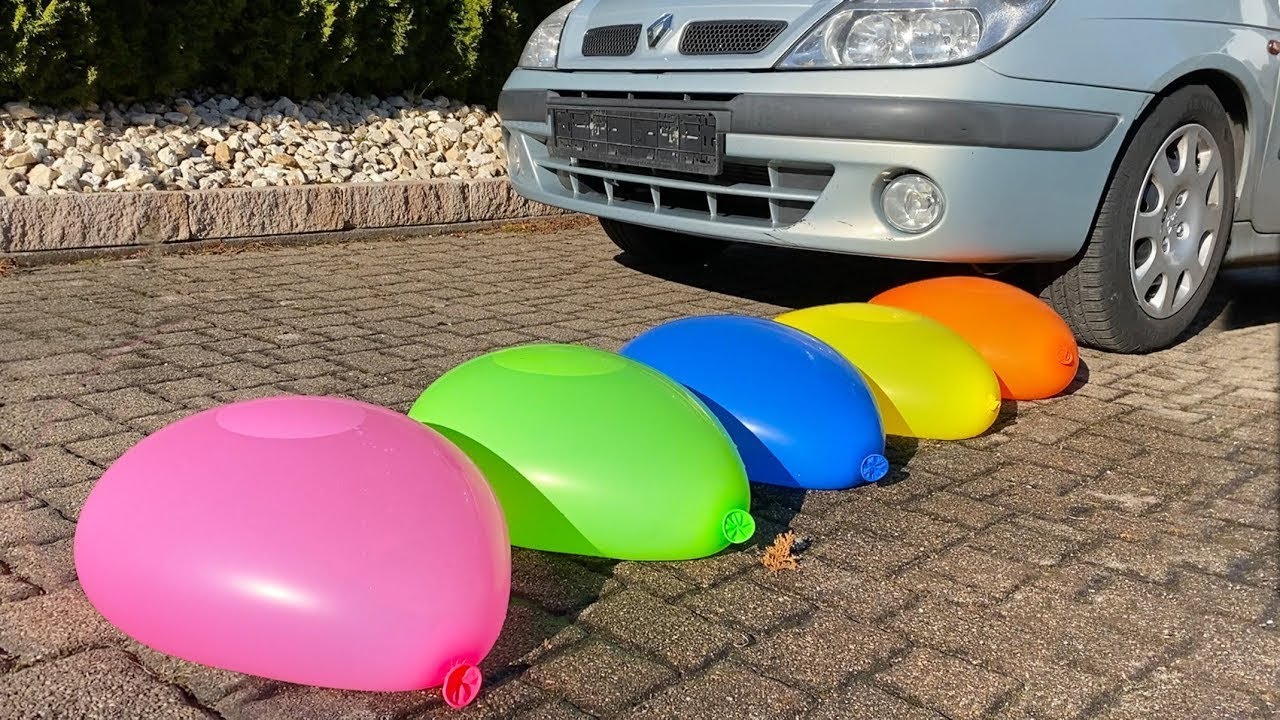 EXPERIMENT CAR VS BALLOONS