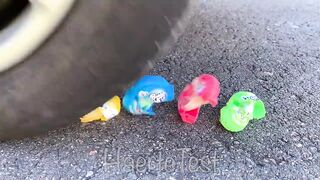 Crushing Crunchy & Soft Things by Car! EXPERIMENT: Car vs JELLY