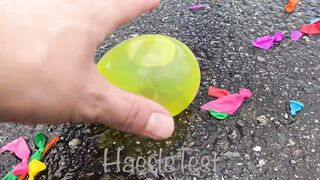 Crushing Crunchy & Soft Things by Car! EXPERIMENT: Car vs Water Balloons, Coca Cola, Fanta, Mirinda