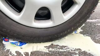 Crushing Crunchy & Soft Things by Car!   EXPERIMENT: 1000 Water Balloons vs Car