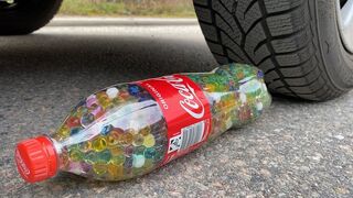 Crushing Crunchy & Soft Things by Car! EXPERIMENT: Car vs Coca Cola Orbeez