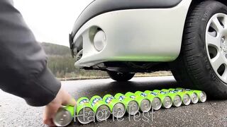 EXPERIMENT: Car vs Green Fanta  - Crushing Crunchy & Soft Things by Car!