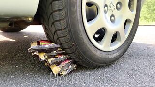 EXPERIMENT: Car vs Chewing Gum - Crushing Crunchy & Soft Things by Car!