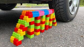 EXPERIMENT: Car vs Lego - Crushing Crunchy & Soft Things by Car!
