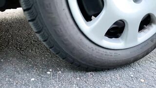EXPERIMENT: Car vs Wubble Bubble - Crushing Crunchy & Soft Things by Car!
