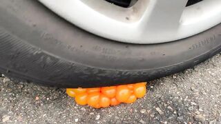 Crushing Crunchy & Soft Things by Car! EXPERIMENT: Car vs Coca Cola, Fanta, Mirinda Balloons 4