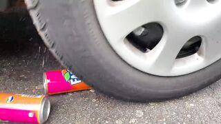 Crushing Crunchy & Soft Things by Car! EXPERIMENT CAR vs JELLY BALLOONS