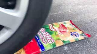 Crushing Crunchy & Soft Things by Car! - EXPERIMENT: CAR VS COCONUT