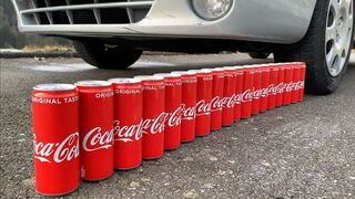 Crushing Crunchy & Soft Things by Car! EXPERIMENT: CAR VS COCA COLA