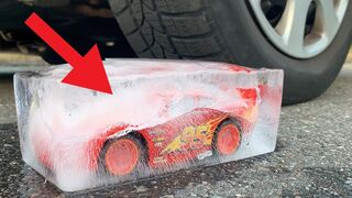 Frozen Lightning McQueen vs Car