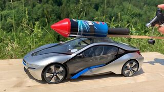 Rocket powered BMW i8 RC CAR !!
