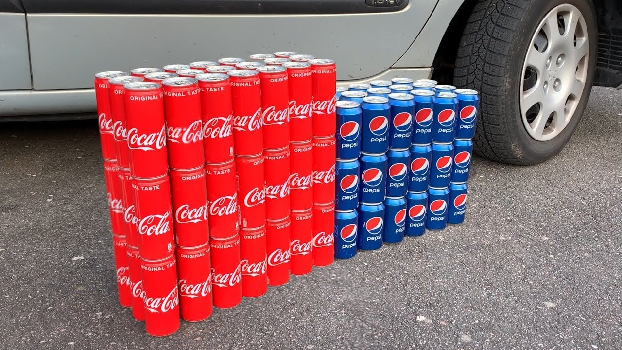 100 cans. За рулем пепси. Разгрузка пепси в машине. Banner Test Pepsi vs car.