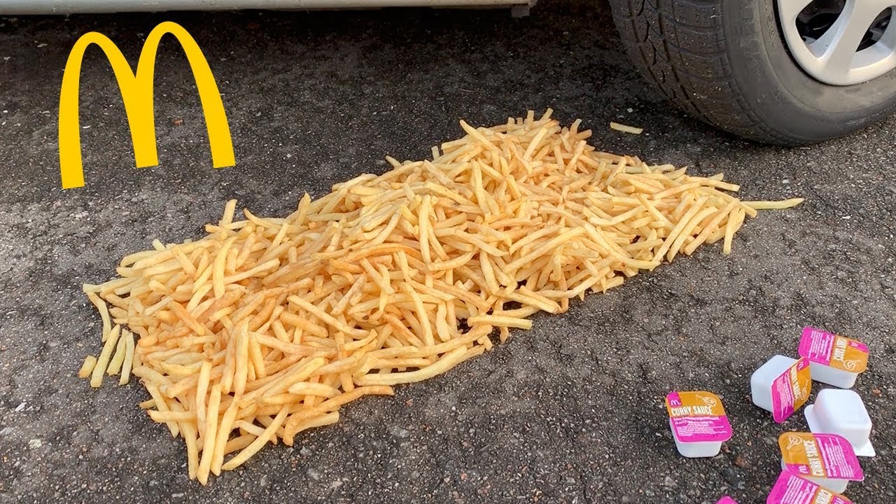 1000 MCDONALD'S FRENCH FRIES vs CAR