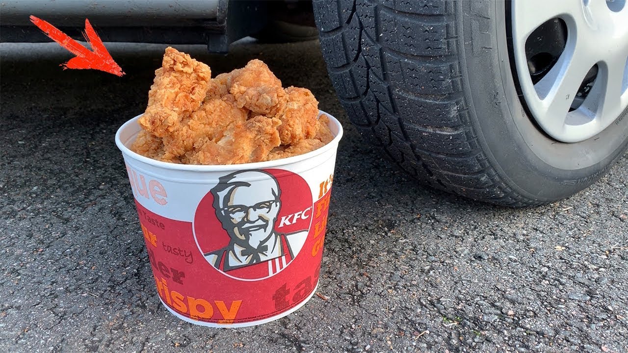 KFC BUCKET vs CAR