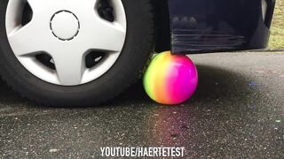 RAINBOW BALL vs CAR