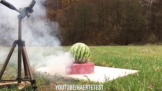 Watermelon vs 1000 Firecrackers
