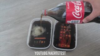 iPhone XS Max vs Samsung Galaxy S9 Plus Coca Cola Freeze Test 24 Hours!