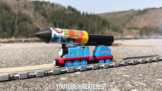 Rocket powered Thomas and Friends Toy Train !!