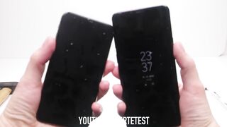 Samsung Galaxy S9 Plus vs iPhone X Salt Water Freeze Test 24 Hours