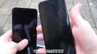 Samsung Galaxy S9 Plus vs iPhone X Coca Cola Freeze Test 24 Hours