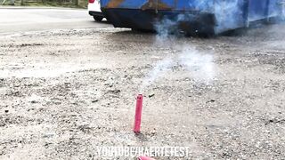FIRECRACKER TEST with Slow Motion