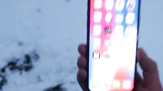 iPhone X SNOW TEST 24 Hours!