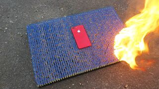 Red iPhone 7 Plus Over 10 000 MATCHES! Really Fire Resistant?