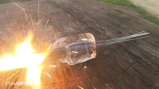 SPARKLERS VS ICE CUBE! NICE REACTION!
