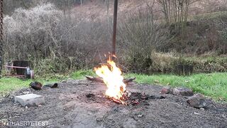 CIGARETTE LIGHTERS OVER MATCHES ! NICE REACTION