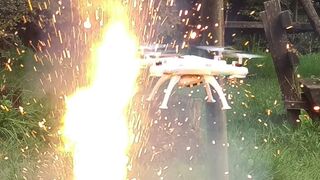 DRONE OVER 1000 SPARKLERS !