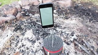 IPHONE 5 OVER 1000 SPARKLERS ! Will it Survive ?