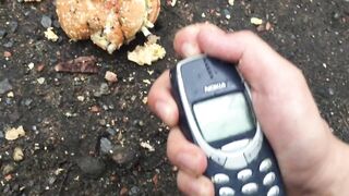 Nokia 3310 In a BigMac - Drop Test 100ft