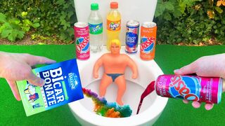 Experiment !! Cola VS Stretch Armstrong, Pepsi, Fanta, Yedigün and Mentos Underground