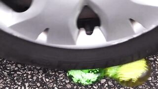 Crushing Crunchy & Soft Things by Car! EXPERIMENT: Car vs Yop Fanta, Mirinda Balloons