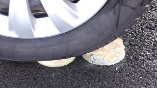 Crushing Crunchy & Soft Things by Car! - EXPERIMENT: CAR VS Toothpaste and home items !