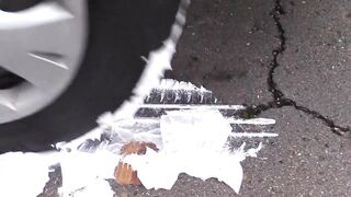 Crushing Crunchy & Soft Things by Car! - EXPERIMENT: CAR VS PAINT + FOOD