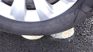 Crushing Crunchy & Soft Things by Car! EXPERIMENT: CAR VS A LOT OF COINS