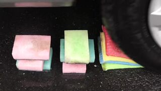 Experiment CAR vs PEN | Crushing Crunchy & Soft Things by Car!