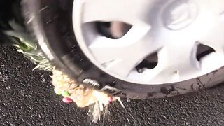 Experiment Car vs Purple Toys | Crushing Crunchy & Soft Things by Car | Test Ex