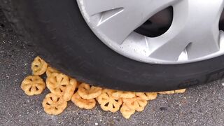 EXPERIMENT: Crushing Crunchy & Soft Things by Car!