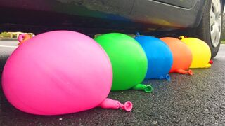 Experiment Car vs Coca Cola, Fanta, Cake Balloons | Crushing Crunchy & Soft Things by Car