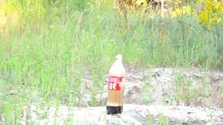 EXPERIMENT Firecrackers VS Coca Cola
