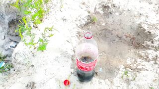 EXPERIMENT Firecrackers VS Coca Cola