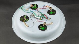 How to make self balanced quadcopter Drone from a plastic plate