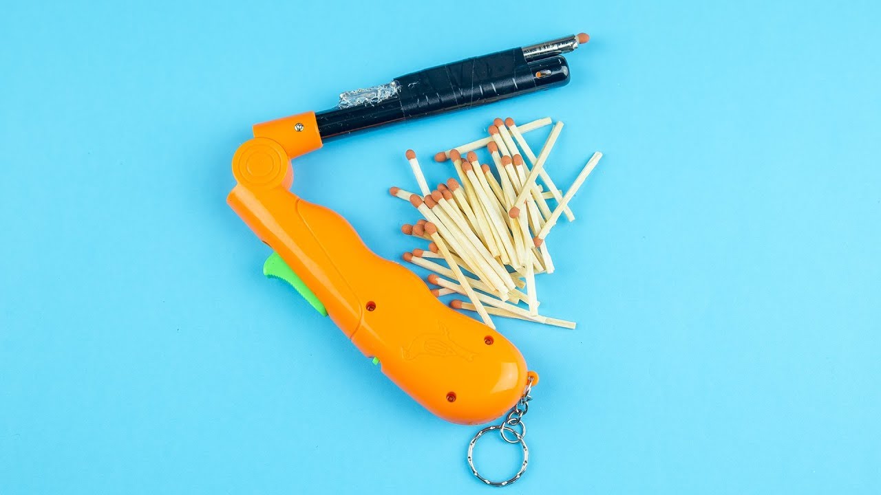 Awesome Syringe Gun and Matchstick Gun