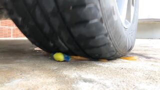 Crushing Crunchy & Soft Things by Car -EXPERIMENTS: Car vs Colorful Egg