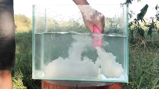 Crushing Crunchy & Soft Things by Car -EXPERIMENTS: Car vs Jelly Inside Ballon